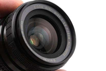 Sigma 28mm f2.8 Mini-Wide II Multi-Coated
