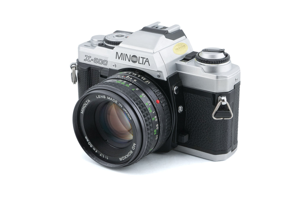 Minolta X-500 + 50mm f1.7 MD Rokkor