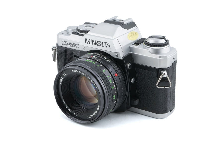 Minolta X-500 + 50mm f1.7 MD Rokkor