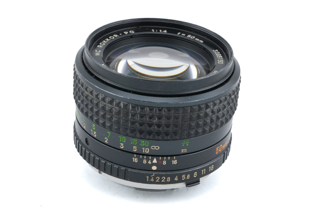 Minolta 50mm f1.4 MC Rokkor-PG