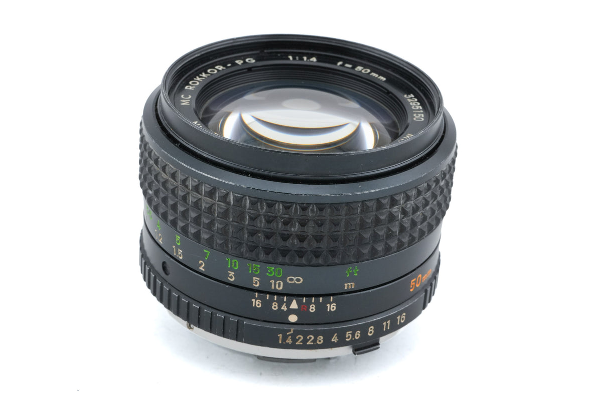 Minolta 50mm f1.4 MC Rokkor-PG