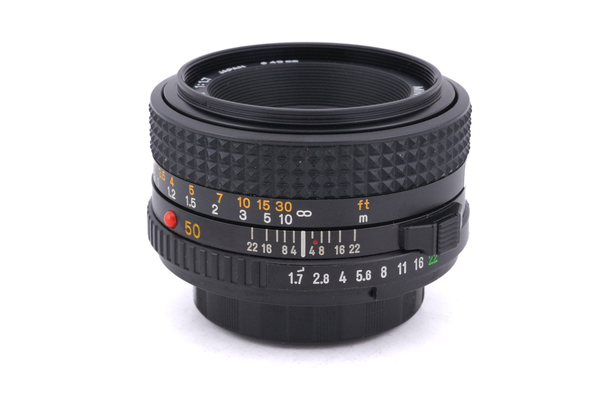 Minolta 50mm f1.7 MD