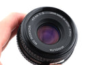 Minolta 45mm f2 MD Rokkor
