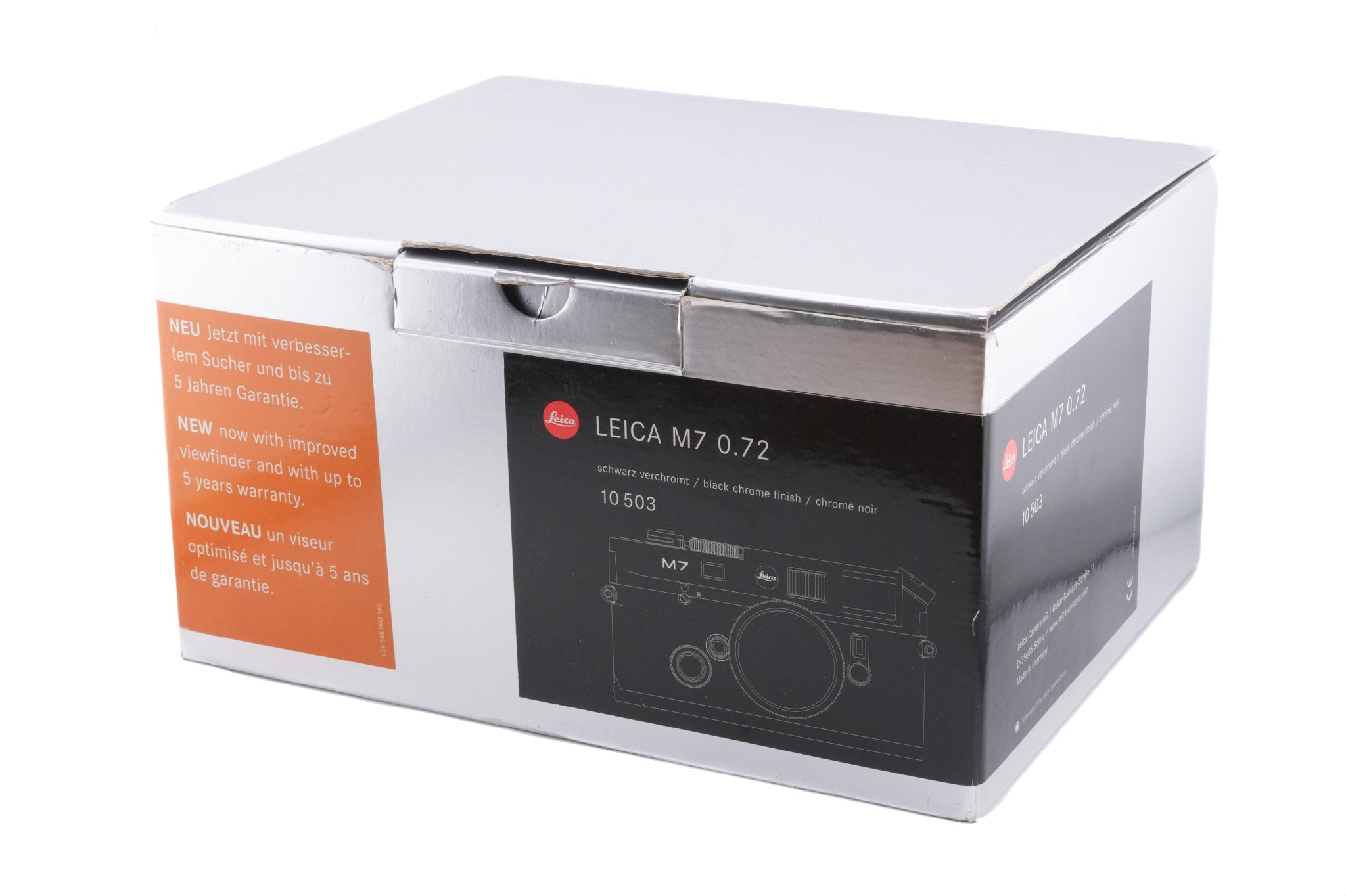 Leica M7 (0.72x) (Black, 10503) + Neck Strap (14312)