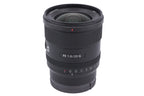 Sony 20mm f1.8 G (SEL20F18G)