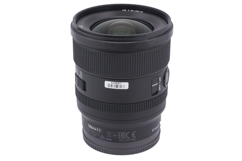 Sony 20mm f1.8 G (SEL20F18G)