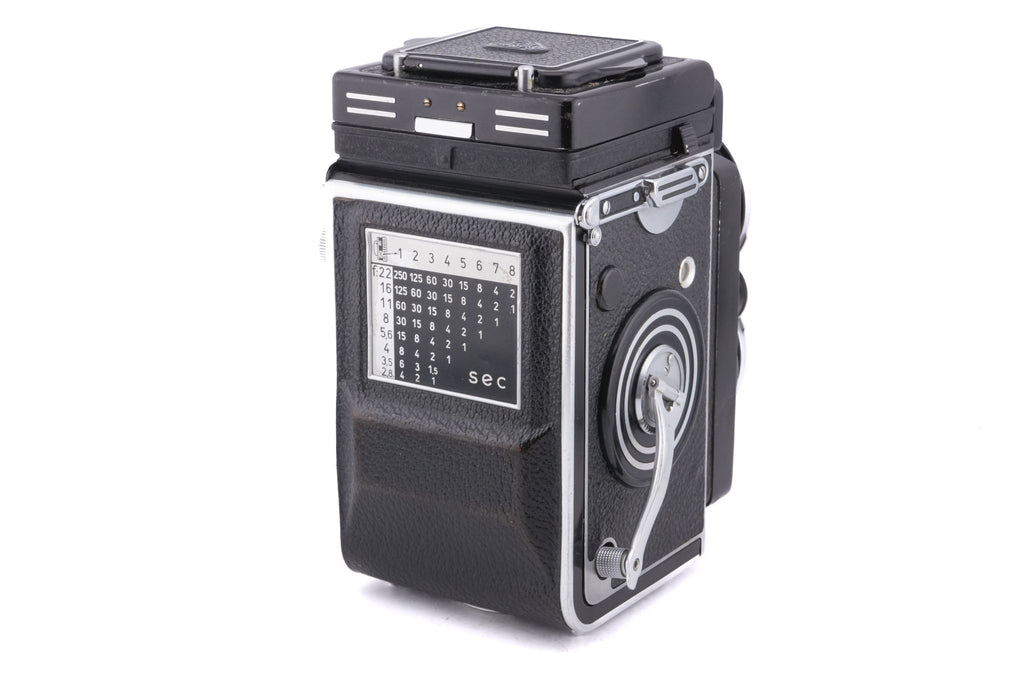 Rollei Wide-Angle Rolleiflex (K7W) + Wide-Rolleiflex Leather Case