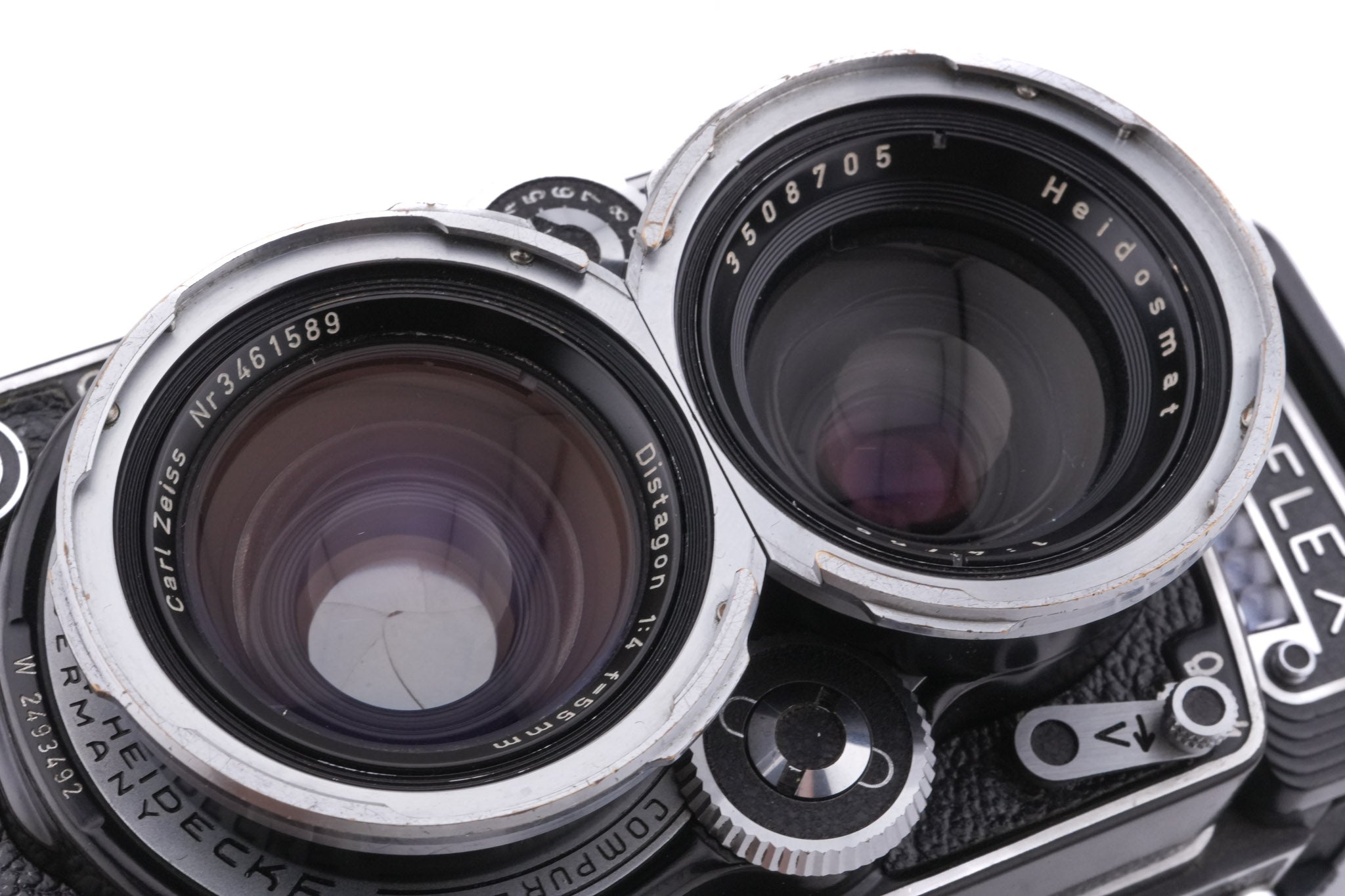 Rollei Wide-Angle Rolleiflex (K7W) + Wide-Rolleiflex Leather Case