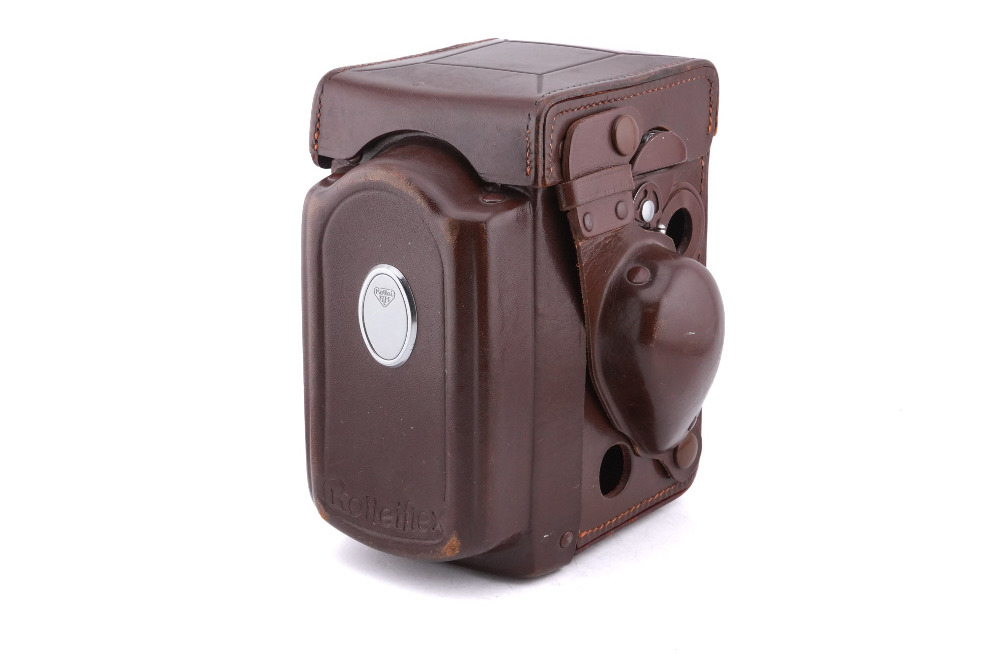 Rollei Wide-Angle Rolleiflex (K7W) + Wide-Rolleiflex Leather Case