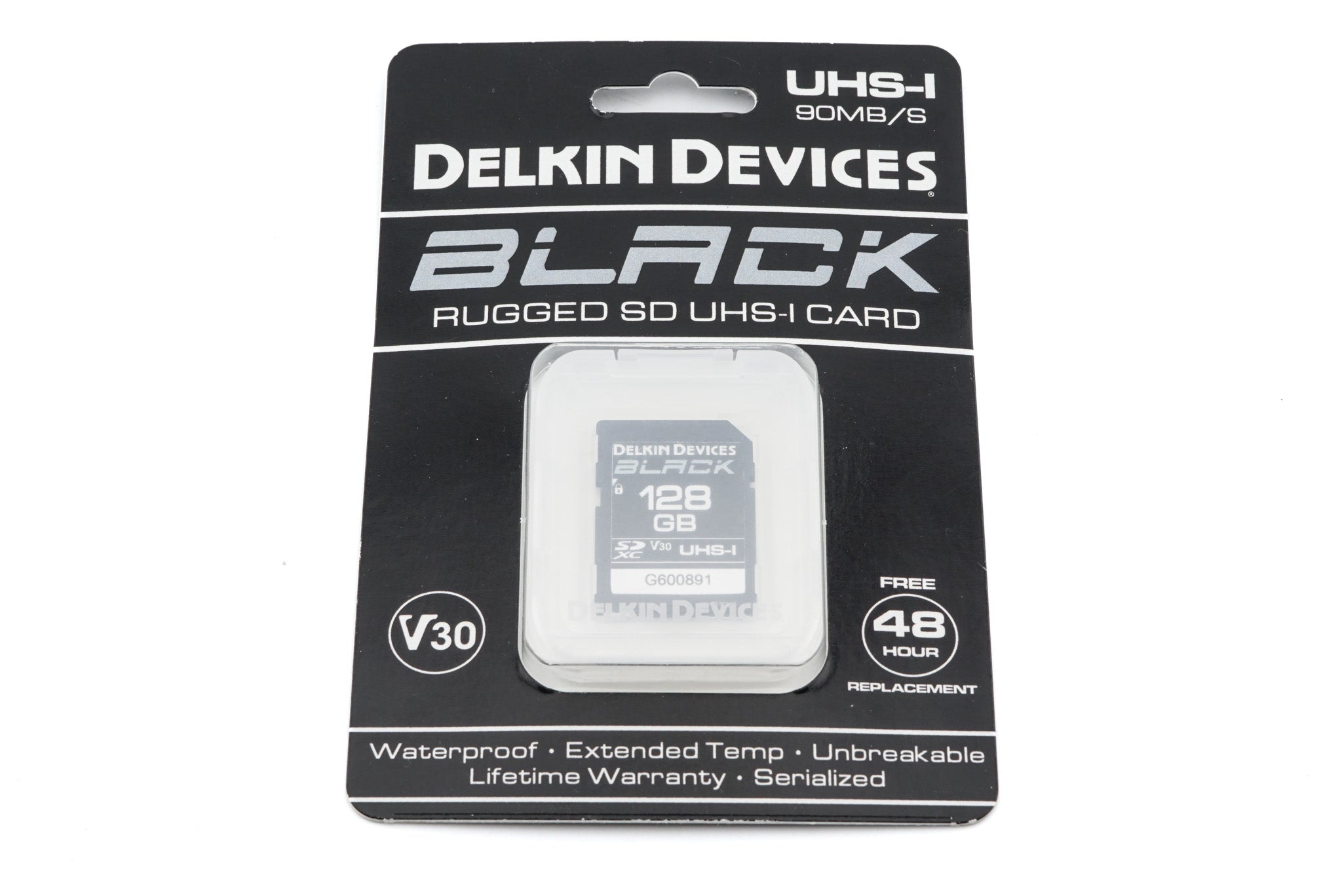 Delkin Devices 128 GB SDXC Card Black UHS-I (90 MB/S) - Accessory