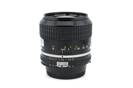 Nikon 28mm f2 Nikkor AI - Lens
