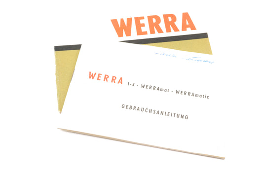 Carl Zeiss Werra 1 Instructions