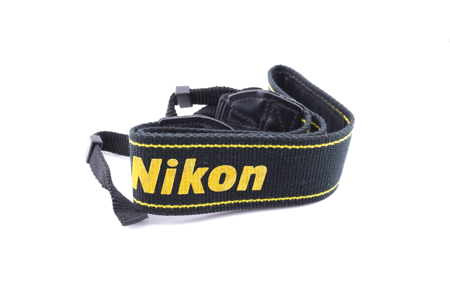 Nikon Black & Yellow Fabric Neck Strap