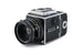 Hasselblad 503CX + A12N Film Magazine + 80mm f2.8 Planar T* CF + Waist Level Finder (New / 42315 Chrome)