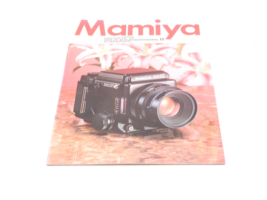 Mamiya RZ67 Professional II Brochure