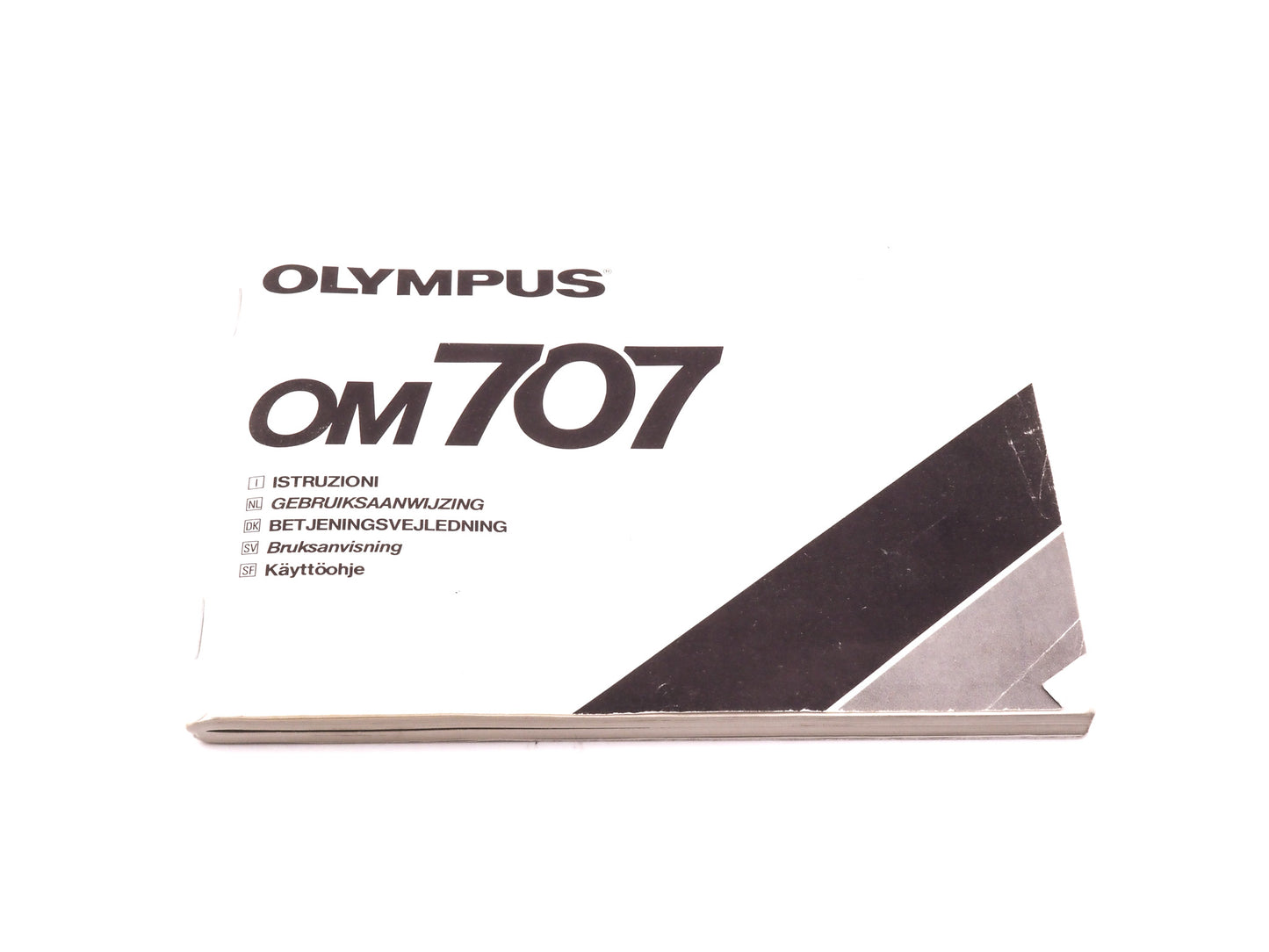 Olympus OM707 Instructions