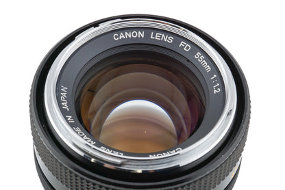 Canon 55mm f1.2 Chrome Nose