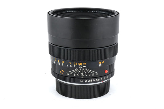 Leica 80mm f1.4 Summilux-R (3rd-Cam) (11810)