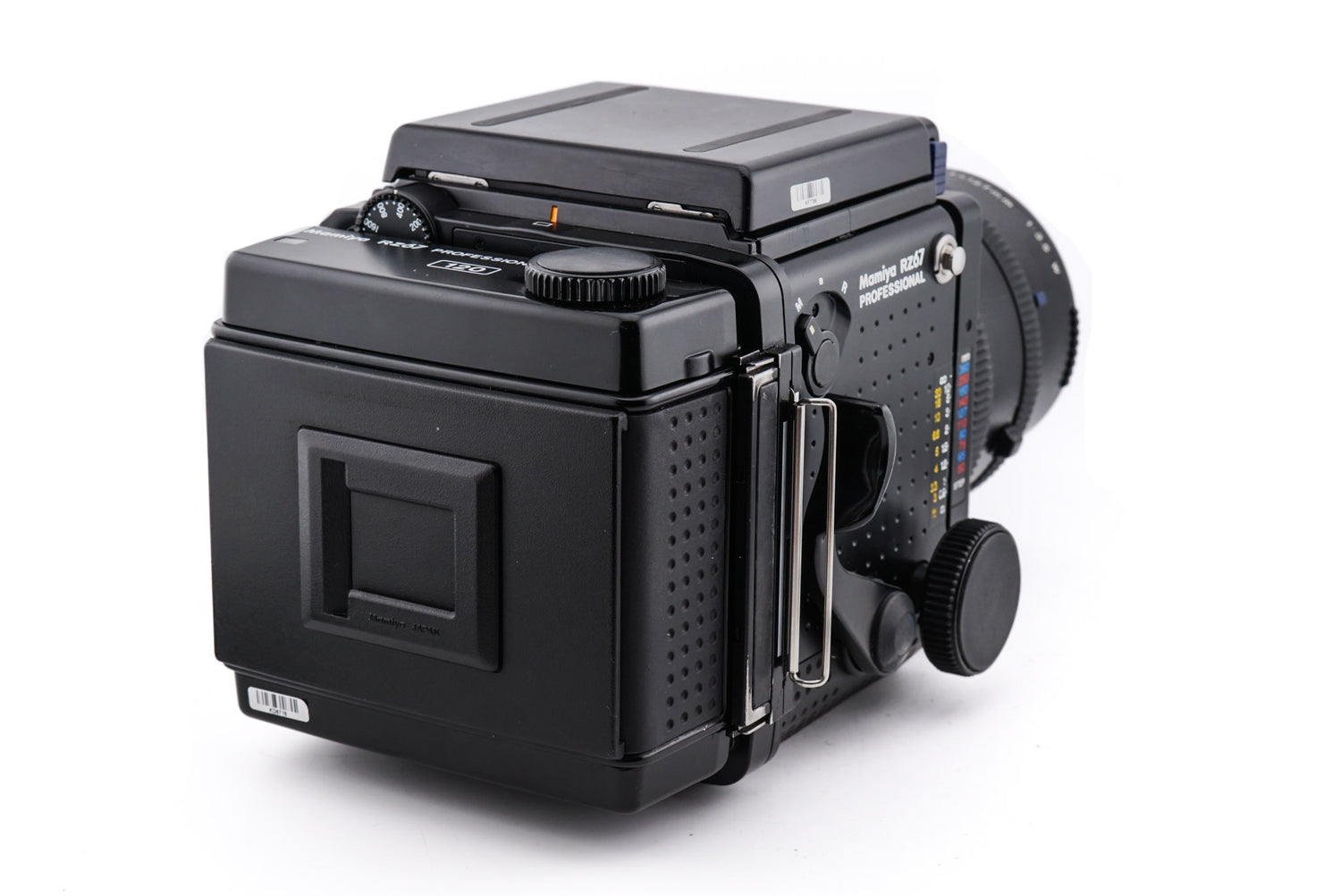 Mamiya RZ67 Professional + 127mm f3.8 Sekor Z W + 120 6x7 Roll Film Ho