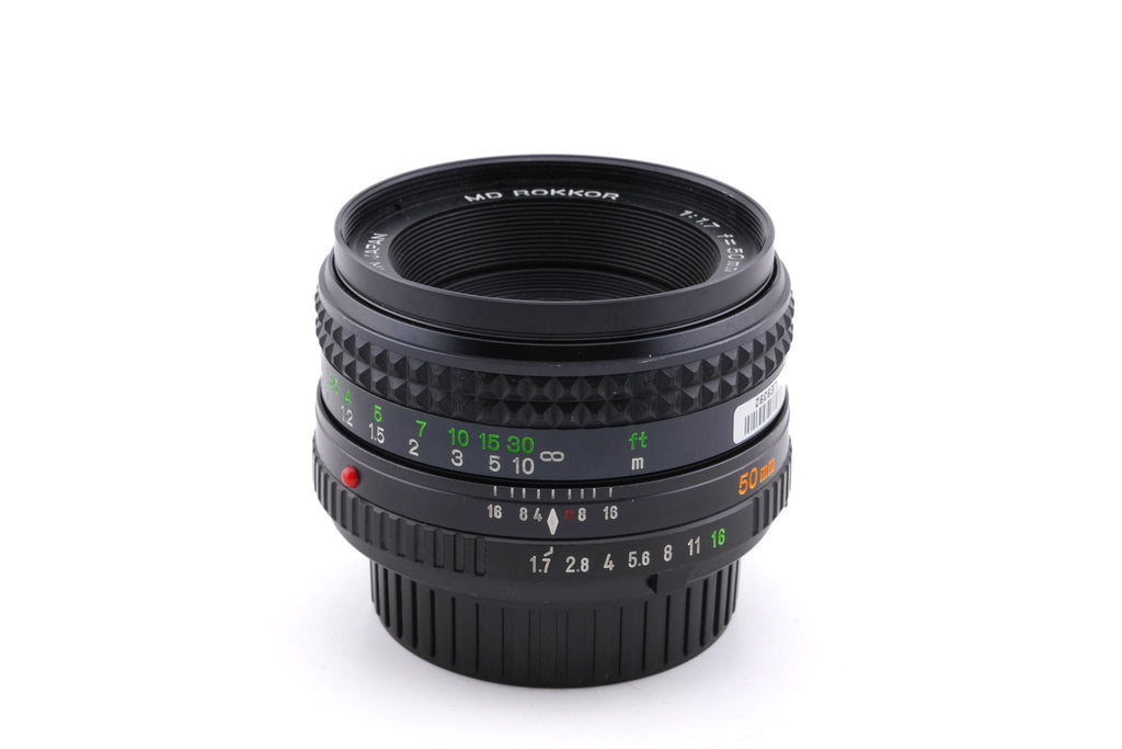 Minolta 50mm f1.7 MD Rokkor