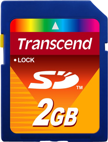 Transcend SD 2GB 45x Memory Card