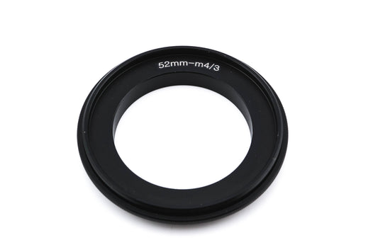 Generic 52mm Reverse Adapter for Micro Four Thirds