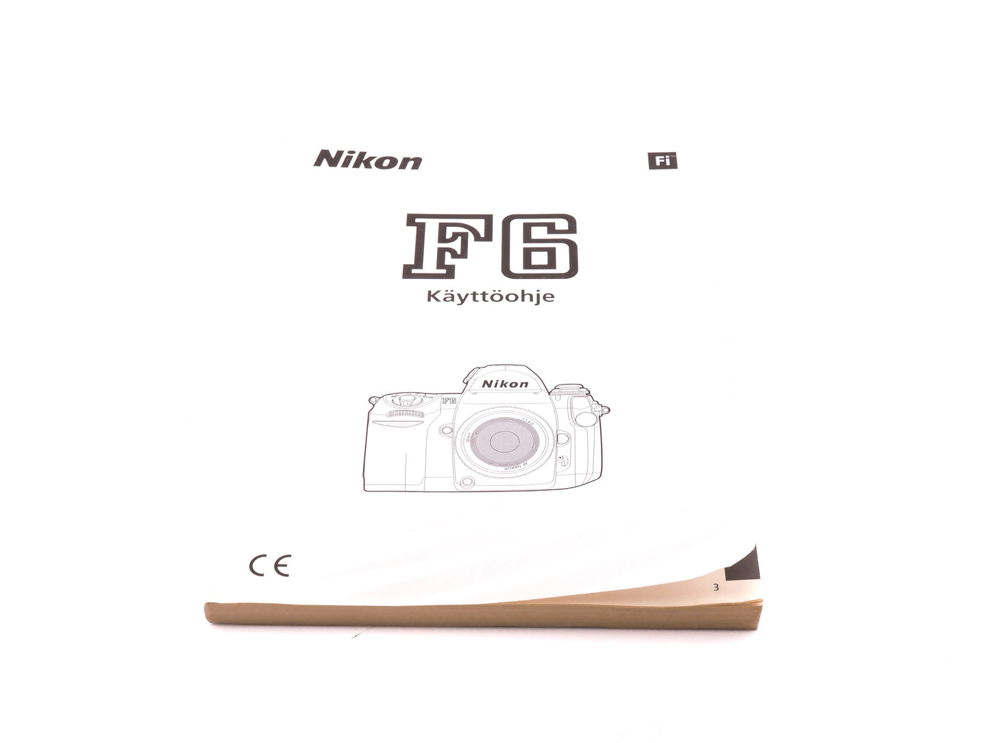 Nikon F6 Instructions