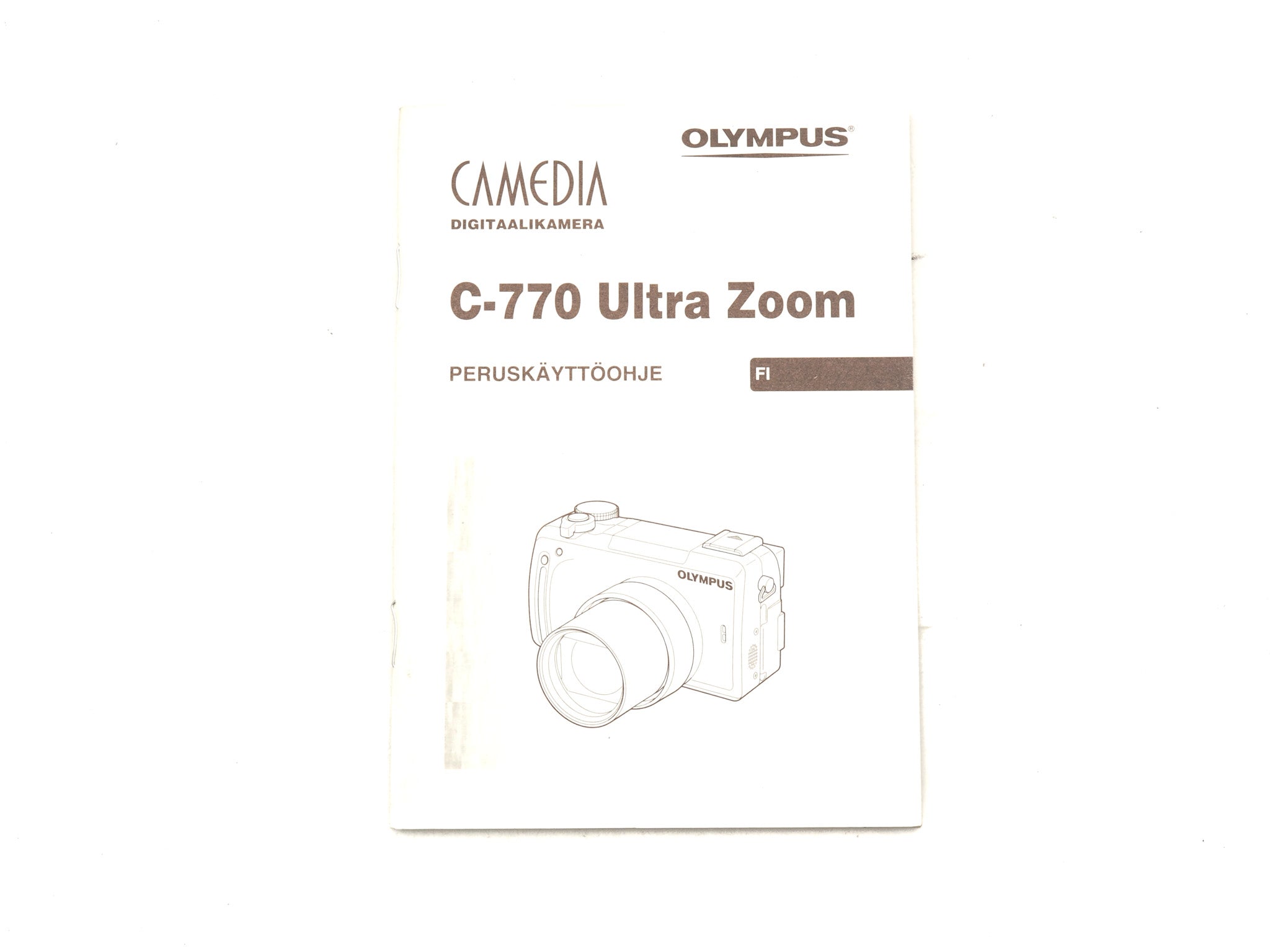 Olympus Camedia C-770 Ultra Zoom Instructions