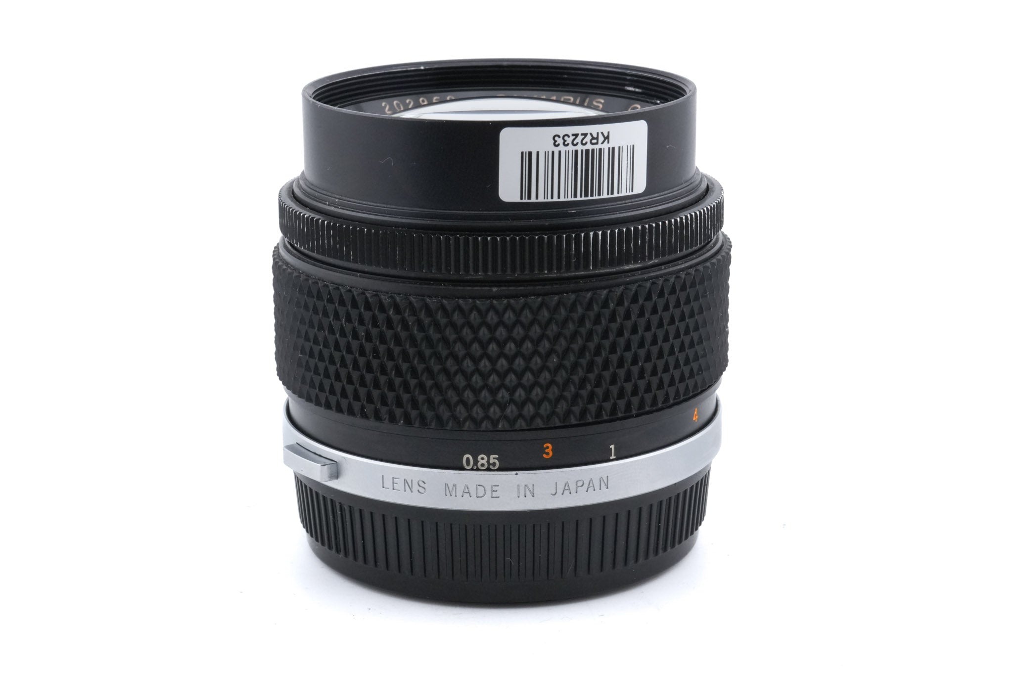【希少】OM SYSTEM ZUIKO MC AUTO-T 85mm F2 Olympus 85mm F2 Zuiko MC Auto-T – Kamerastore