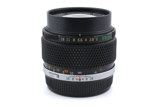 Olympus 85mm F2 Zuiko MC Auto-T - Lens