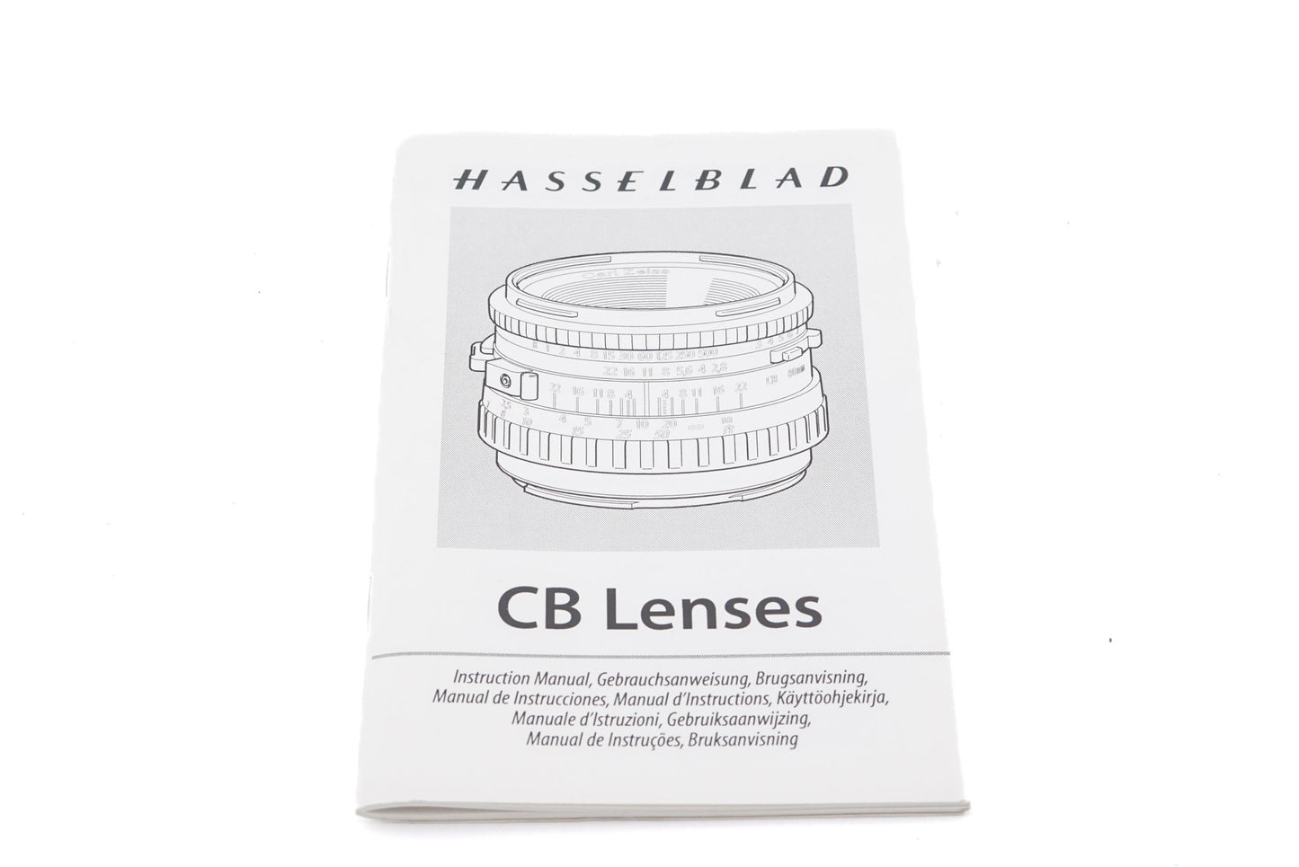 Hasselblad CB Lenses Instructions