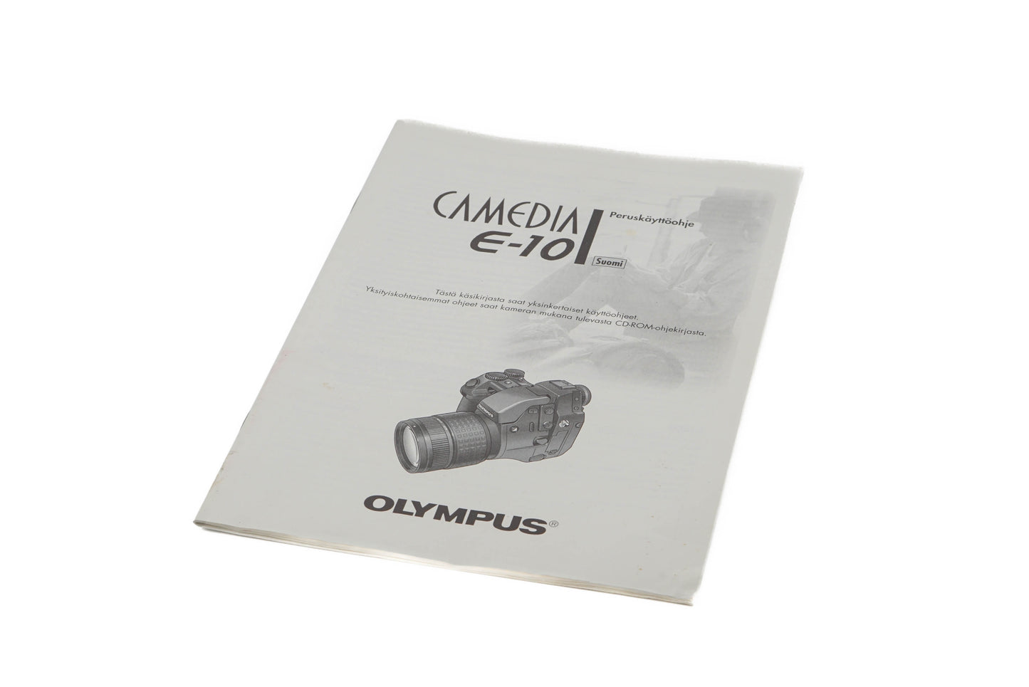 Olympus Camedia E-10 Instructions