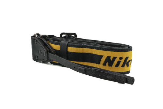 Nikon Yellow Fabric Neck Strap