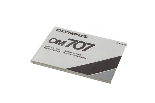 Olympus OM707 Instructions