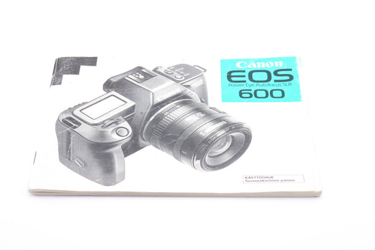 Canon EOS 600 Instructions