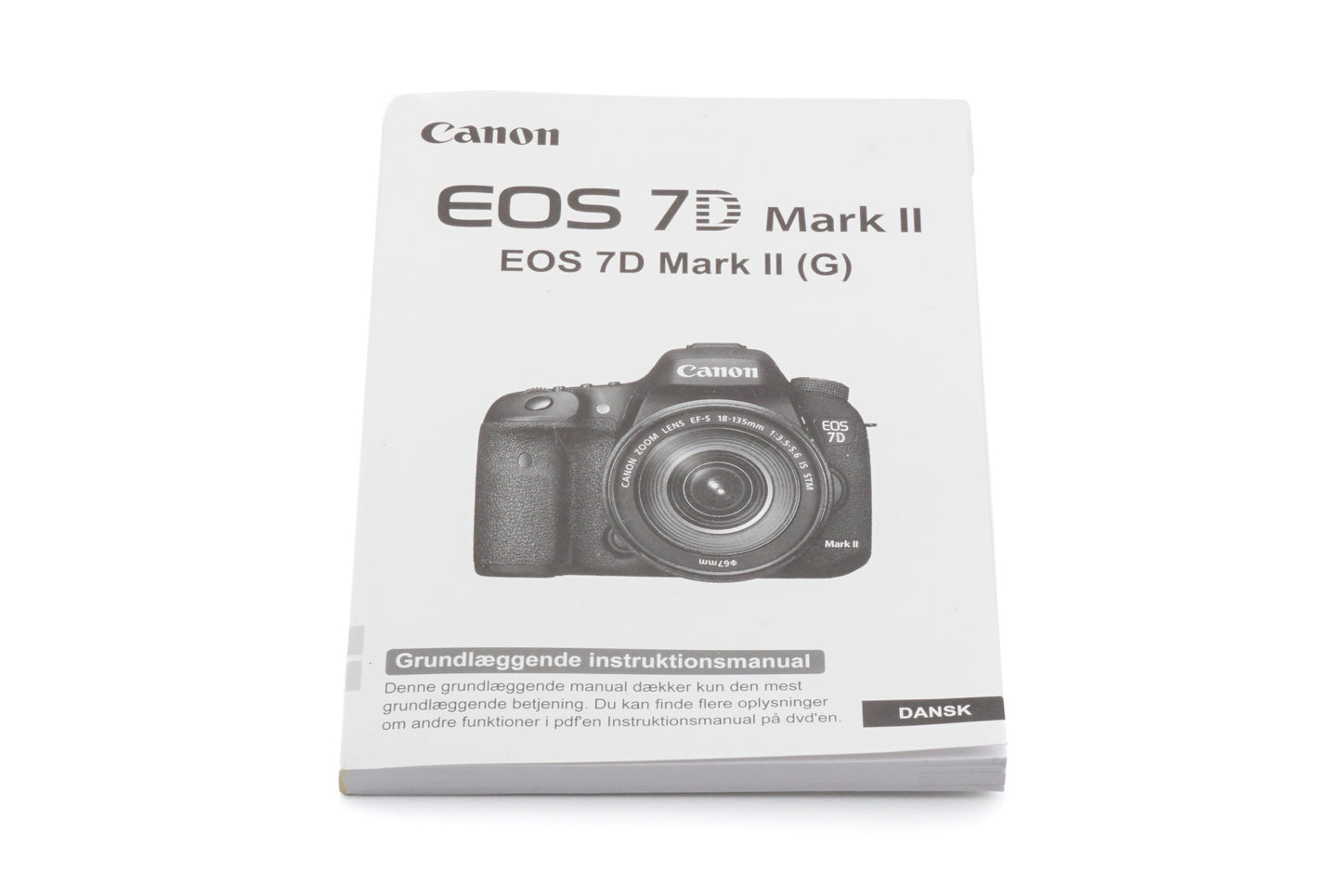 Canon 7D Mark II (G) Instructions