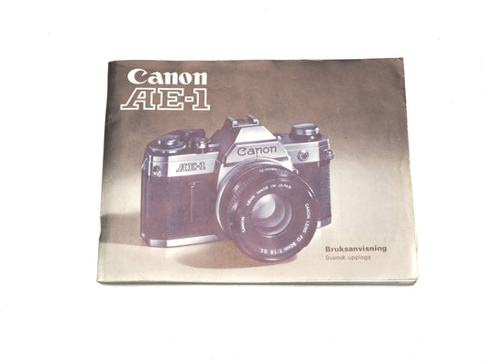 Canon AE-1 Instructions