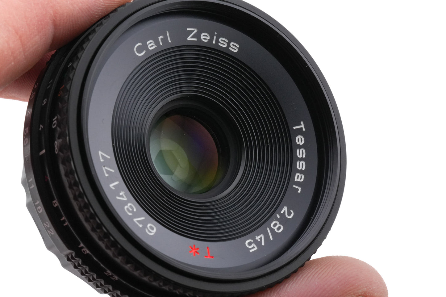 Carl Zeiss 45mm f2.8 Tessar T* (AE)