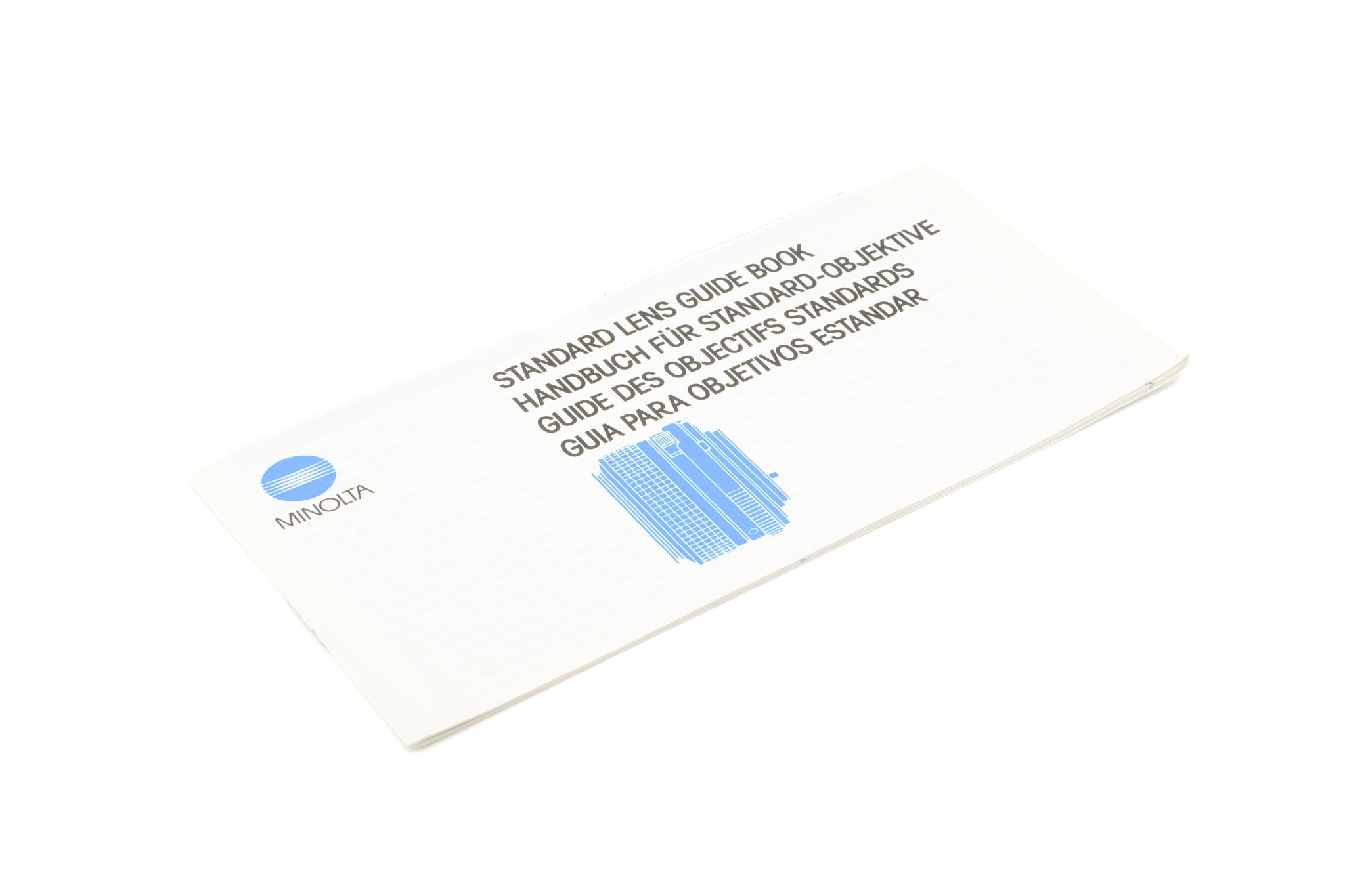 Minolta Standard Lens Guide Book