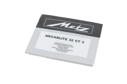 Metz Mecablitz 32 CT 3 Instructions