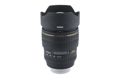Sigma 15-30mm f3.5-4.5 EX DG IF Aspherical