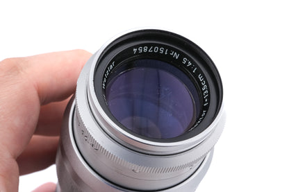 Leica 13.5cm f4.5 Hektor (Silver, HEFAR-M / HEFAM / 11135)