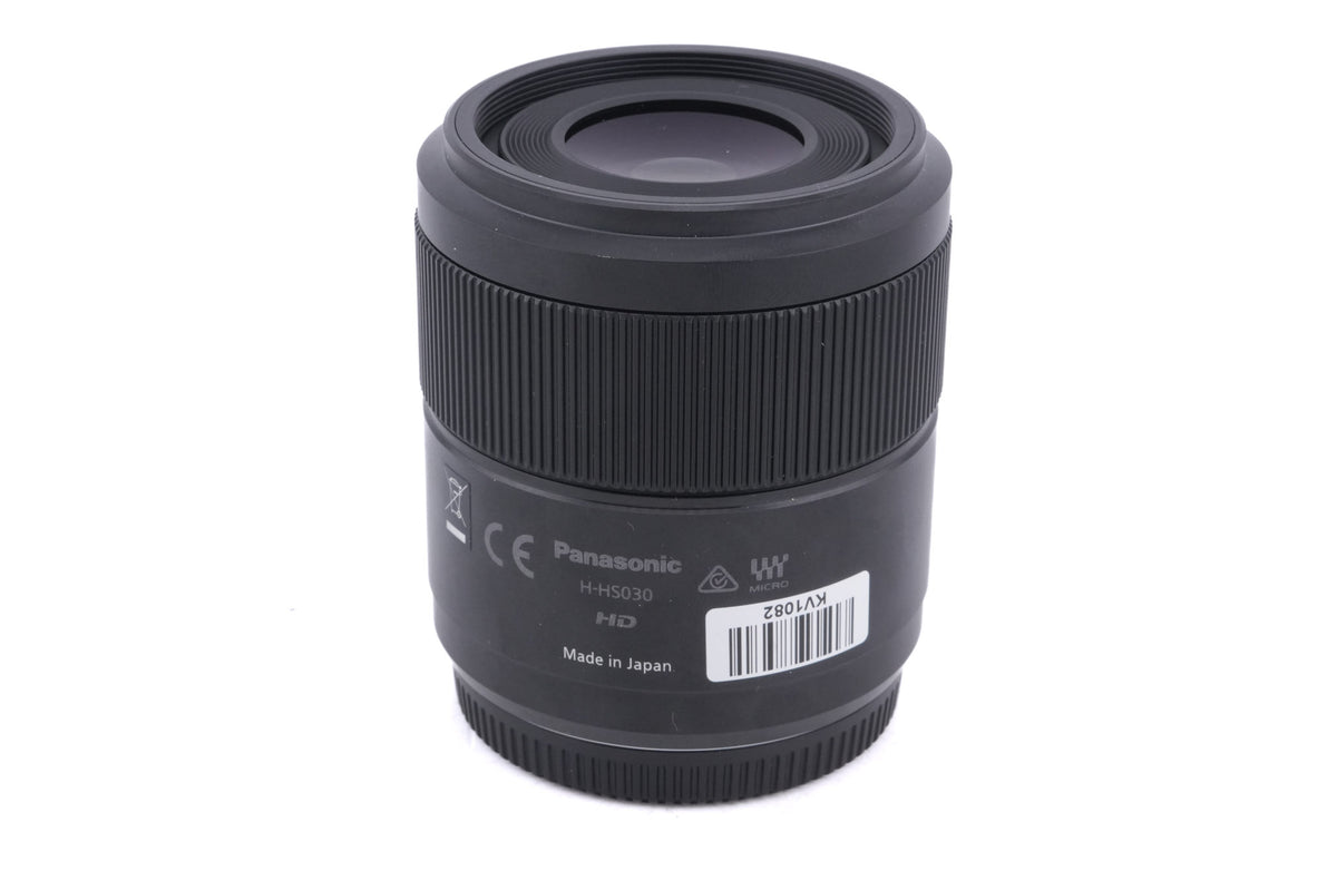 Panasonic 30mm f2.8 Lumix G Macro ASPH. Mega O.I.S.