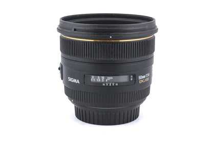 Sigma 50mm f1.4 EX DG HSM