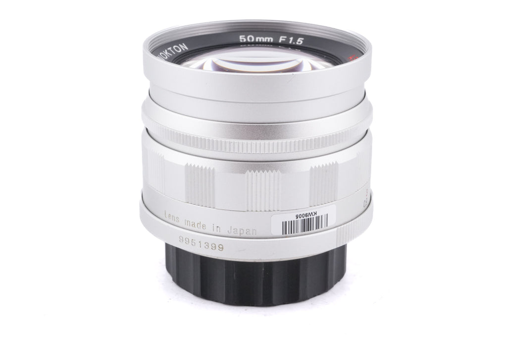 Voigtländer 50mm f1.5 Nokton Aspherical