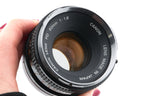 Canon 50mm f1.8 (Chrome Nose)