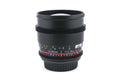 Samyang 85mm T1.5 AS IF UMC Cine