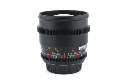 Samyang 85mm T1.5 AS IF UMC Cine
