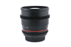 Samyang 85mm T1.5 AS IF UMC Cine