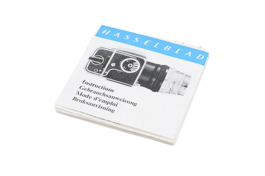 Hasselblad Extension Tubes M21 & M55 Instructions